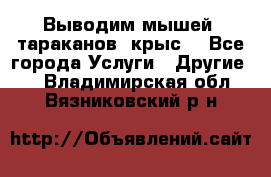 Выводим мышей ,тараканов, крыс. - Все города Услуги » Другие   . Владимирская обл.,Вязниковский р-н